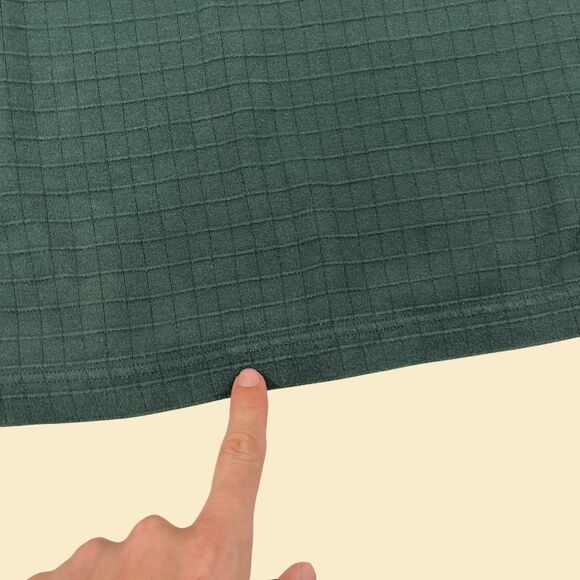 90s/Y2K green XL Roundtree & Yorke polo shirt, vintage mens long sleeve polo - Picture 8 of 8